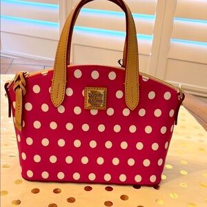 Dooney & Bourke Pink and White Satchel Bag